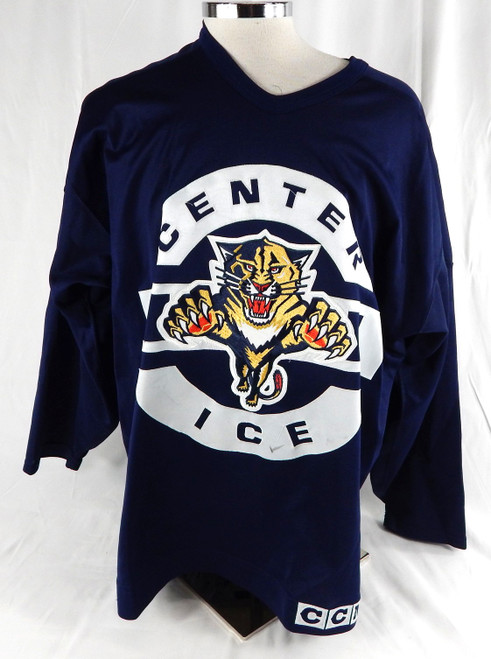 1990s Florida Panthers Peter Ratchuk #59 Game Used Navy Practice Jersey 54 532