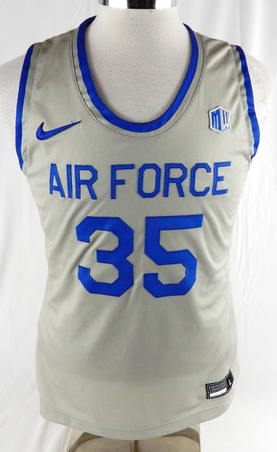 2022-23 Air Force Falcons #35 Game Used Grey Jersey Basketball L 232