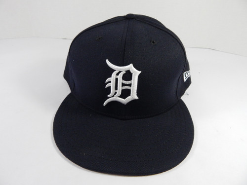 Detroit Tigers Game Issued Navy Hat 8 DP49628