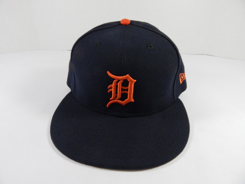 2020 Detroit Tigers Ivan Nova #43 Game Issued Pos Used Navy Road Hat 7 1/4 8