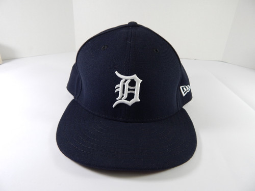 Detroit Tigers #67 Game Issued Pos Used Navy Hat 7.375 DP50024