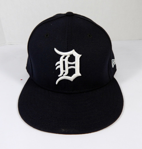 2018 Detroit Tigers Jim Adduci #37 Game Issued Navy Hat 7.375 DP36686