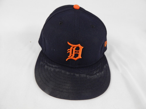 2023 Detroit Tigers Jose Cisnero #67 Game Issued Pos Used Navy Hat 7 1/4 DP67212