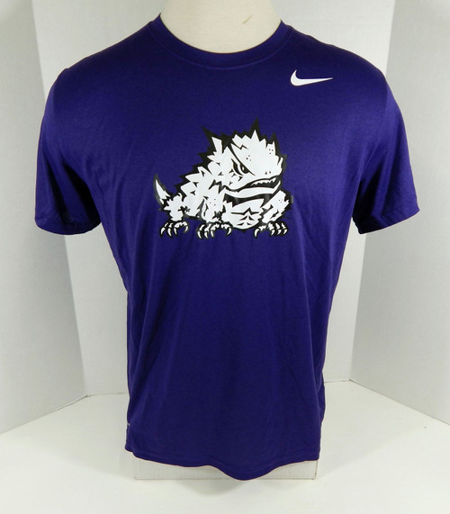 2019 Texas Christian University TCU Men Labor Day Olympics Purple T-Shirt L Used