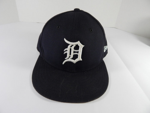 Detroit Tigers #68 Game Issued Pos Used Navy Hat 7.375 DP50018