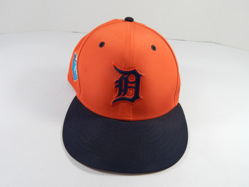 2018 Detroit Tigers Tim Remes #99 Game Used Orange Hat Florida Patch 7 DP49745