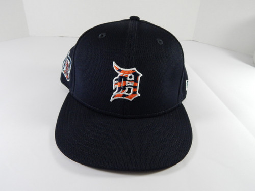 2020 Detroit Tigers C.J. Cron #26 Game Issued Pos Used Navy Hat BP 7.375 8