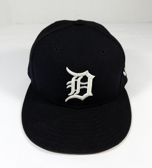 2018 Detroit Tigers Jeimer Candelario #46 Game Issued Navy Hat 7.125 81