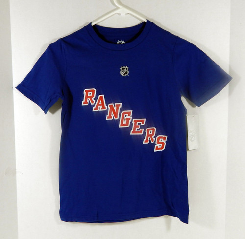 New Childs New York Rangers Brady Skjei #76 Authc Blue T-Shirt Jersey NWT S 5S