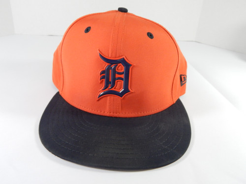 2018 Detroit Tigers Warwick Saupold #53 Game Issued Pos Used Orange Hat BP 4