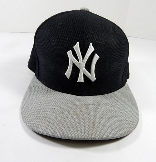 2014 New York Yankees Tony Pena #56 Game Issued Pos Used Navy Hat BP ST 7 29