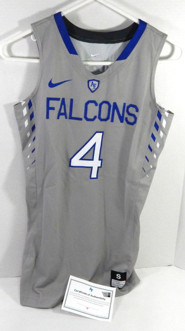 Womens Air Force Falcons #4 Game Issued Grey Jersey S DP60653
