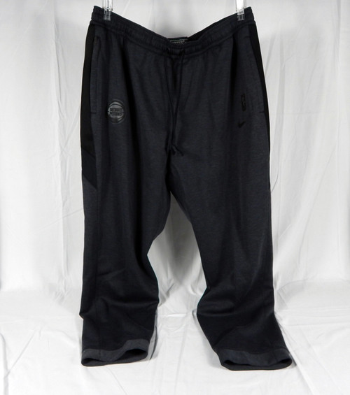 2019-20 Detroit Pistons Team Issued Dark Grey Training Pants AV1564-032 3XL 22S