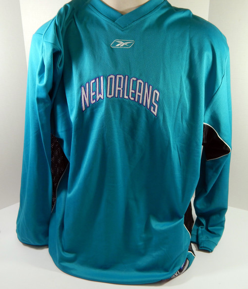 New Orleans Hornets Game Issued Teal Shooting Shirt 3XL 468