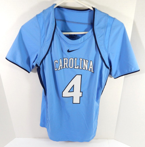 Womens Soccer North Carolina Tar Heels UNC #4 Game Used Blue Jersey M DP54478
