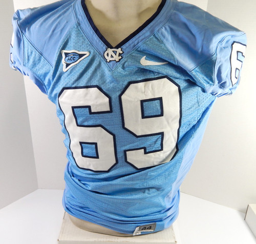 2008-12 North Carolina Tar Heels UNC #69 Game Used Blue Jersey NP Rem 44 DP54121