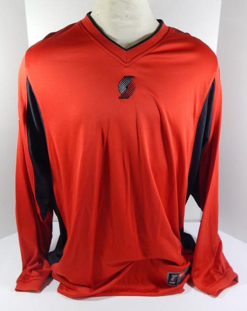 2000s Portland Trailblazers #44 Game Used Red Shooting Shirt 4XL DP54397