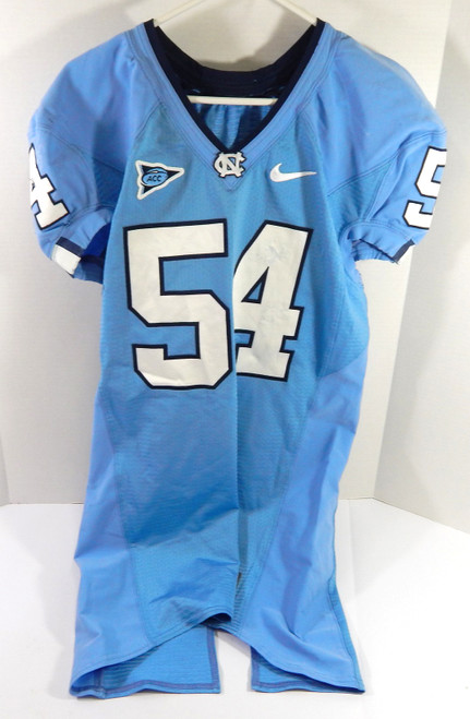 2008-12 North Carolina Tar Heels UNC #54 Game Used Blue Jersey NP Rem 46 DP54768