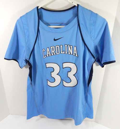 Womens Soccer North Carolina Tar Heels UNC #33 Game Used Blue Jersey L 625