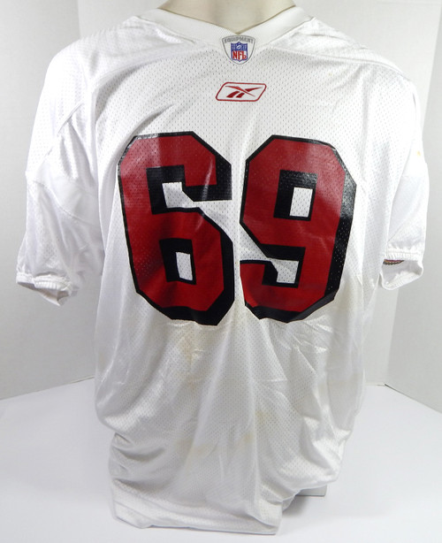 2002 San Francisco 49ers #69 Game Issued White Practice Jersey 3X DP29083