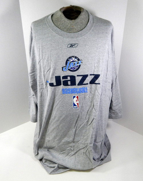 2000s Utah Jazz Game Issued Grey Training Shirt 3XL DP50554
