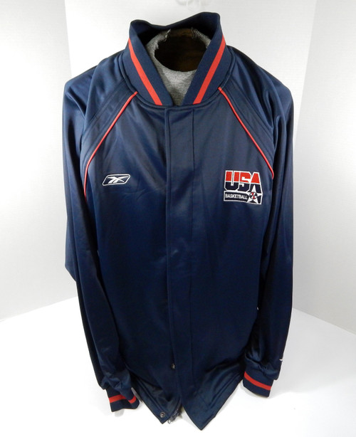 2000s Team USA Basketball Team Issued Navy Warm Up Jacket XL DP50808