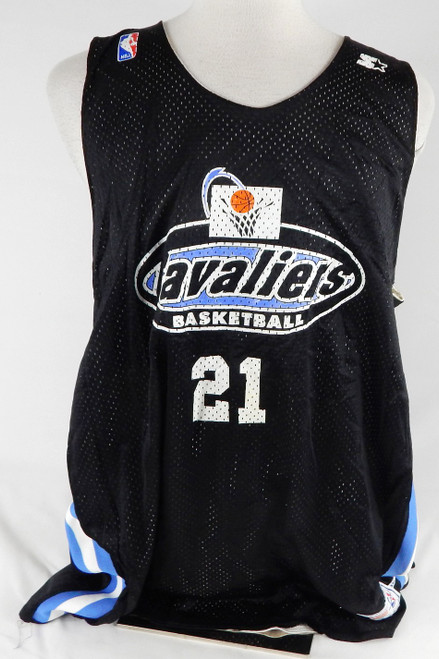 1997-99 Cleveland Cavaliers #21 Game Issued Black Practice Jersey XXL 533