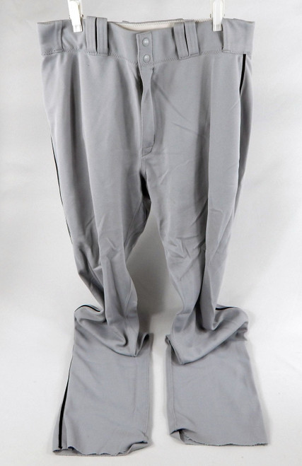 2017 Miami Marlins Brian Ellington #49 Game Used Grey Baseball Pants 37 099