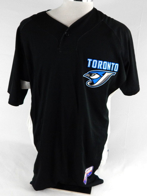 2007-10 Toronto Blue Jays #76 Game Used Black Jersey ST Batting Practice 46 701