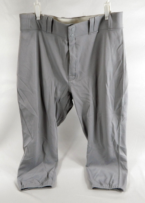 2016 Miami Marlins Marcell Ozuna #13 Game Used Grey Baseball Pants 40 258