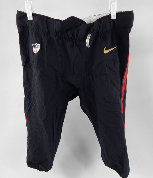 2015-17 San Francisco 49ers Game Issued Black Pants Color Rush 40 910