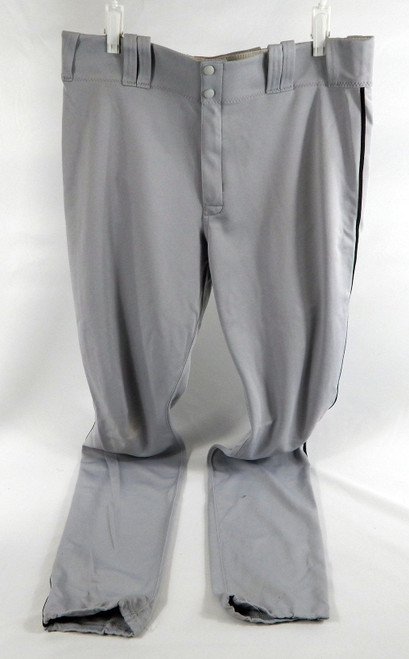 2013 Miami Marlins Joe Mahoney #25 Game Used Grey Baseball Pants 37 260