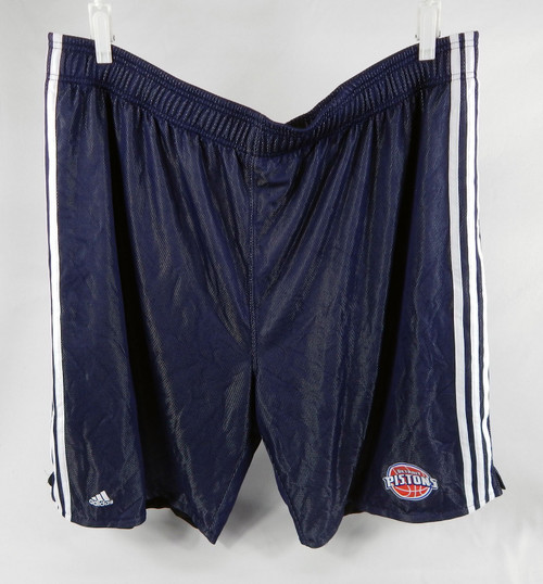 2007-08 Detroit Pistions Game Issued Navy Basketball Practice Shorts 4XLT 103484