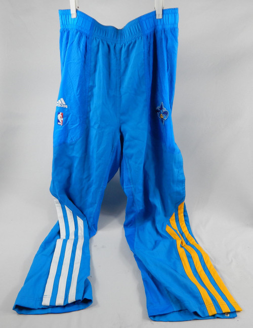 Charlotte Hornets #3 10 24 Game Used Blue Warm Up Pants XL+2 005