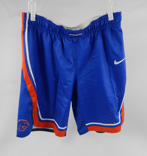 2020-21 Boise State Broncos Game Issued Blue Shorts Basketball M 419