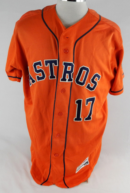 2013-17 Houston Astros #17 Game Used Orange Jersey 46 123