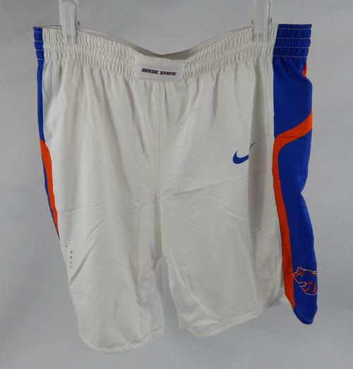 Boise State Broncos #21 Game Used White Shorts Basketball M 454