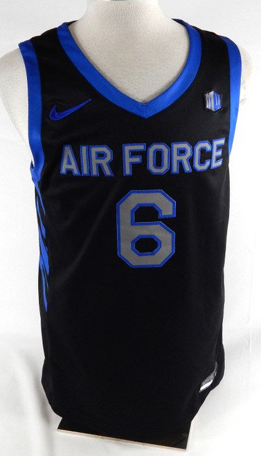 2024-25 Air Force Falcons #6 Game Issued Pos Used Black Jersey Basketball L 294