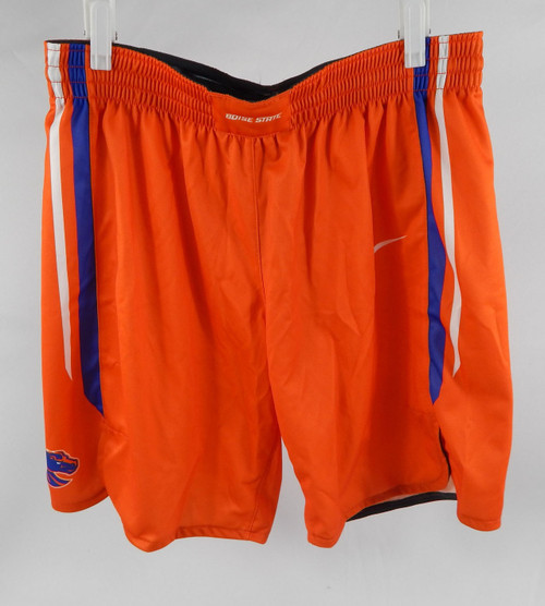 2021-22 Boise State Broncos #3 Game Used White Shorts Basketball L 456