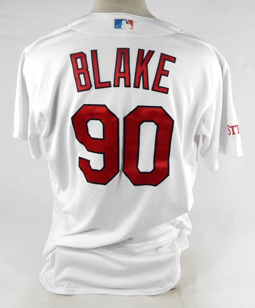 2023 St. Louis Cardinals Dusty Blake #90 Game Used White Jersey 48 DP80156
