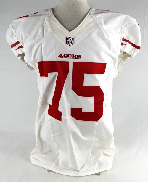 2016 San Francisco 49ers Kelly #75 Game Issued White Jersey 48 166