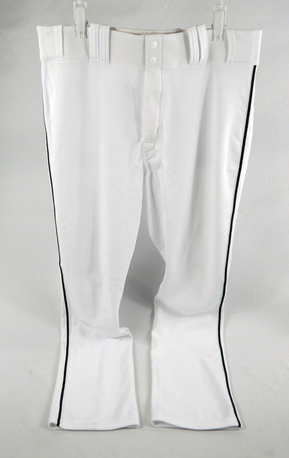 2014 Miami Marlins Rob Leary #14 Game Used White Baseball Pants Size 36 769