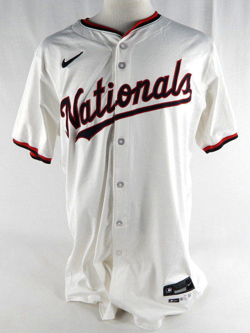 2024 Washington Nationals Travis Blankenhorn #33 Game Issued White Jersey 46 29