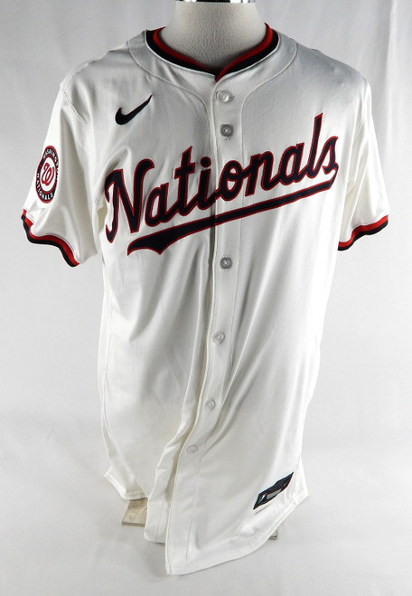 2024 Washington Nationals V�ctor Robles #16 Game Issued White Jersey 44 66