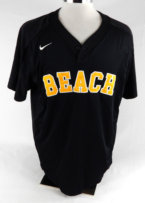 2019 Long Beach State Dirtbags #39 Game Used Black Jersey Baseball XL 873