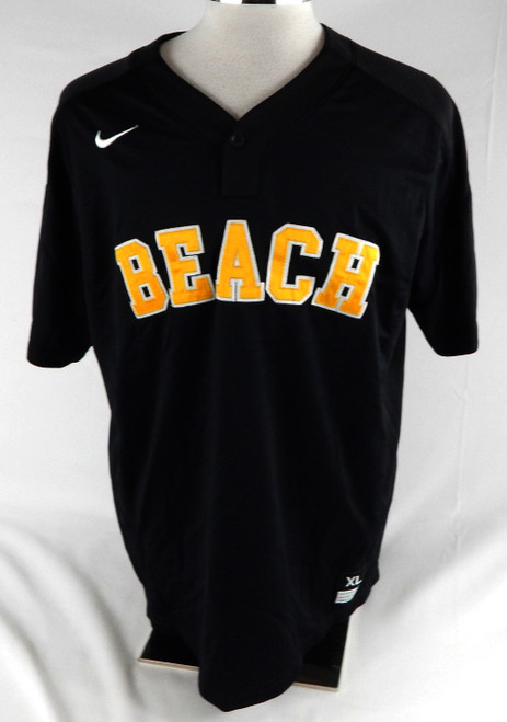 2019 Long Beach State Dirtbags #19 Game Used Black Jersey Baseball XL 878