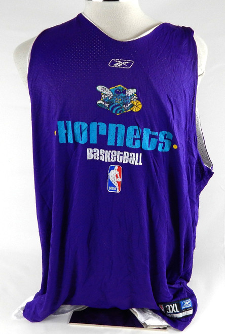 2002-06 New Orleans Hornets #30 Game Used Purple Practice Jersey 3XL 019