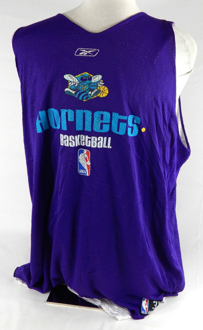 2002-06 New Orleans Hornets #30 Game Used Purple Practice Jersey 3X 021