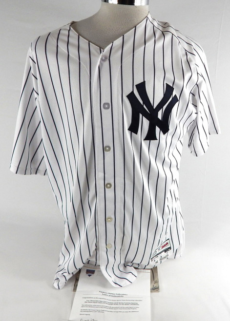 2018 New York Yankees David Hale #75 Game Used White Jersey ST Opening Day 46 23