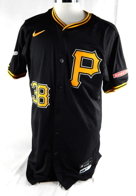 2024 Pittsburgh Pirates Edward Olivares #38 Game Issued Black Jersey 44 DP87502